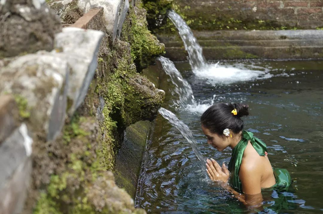 Purification Ceremony at Pura Gunung Kawi Sebatu